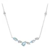 AAA-Brasilianischer Aquamarin-Goldcollier