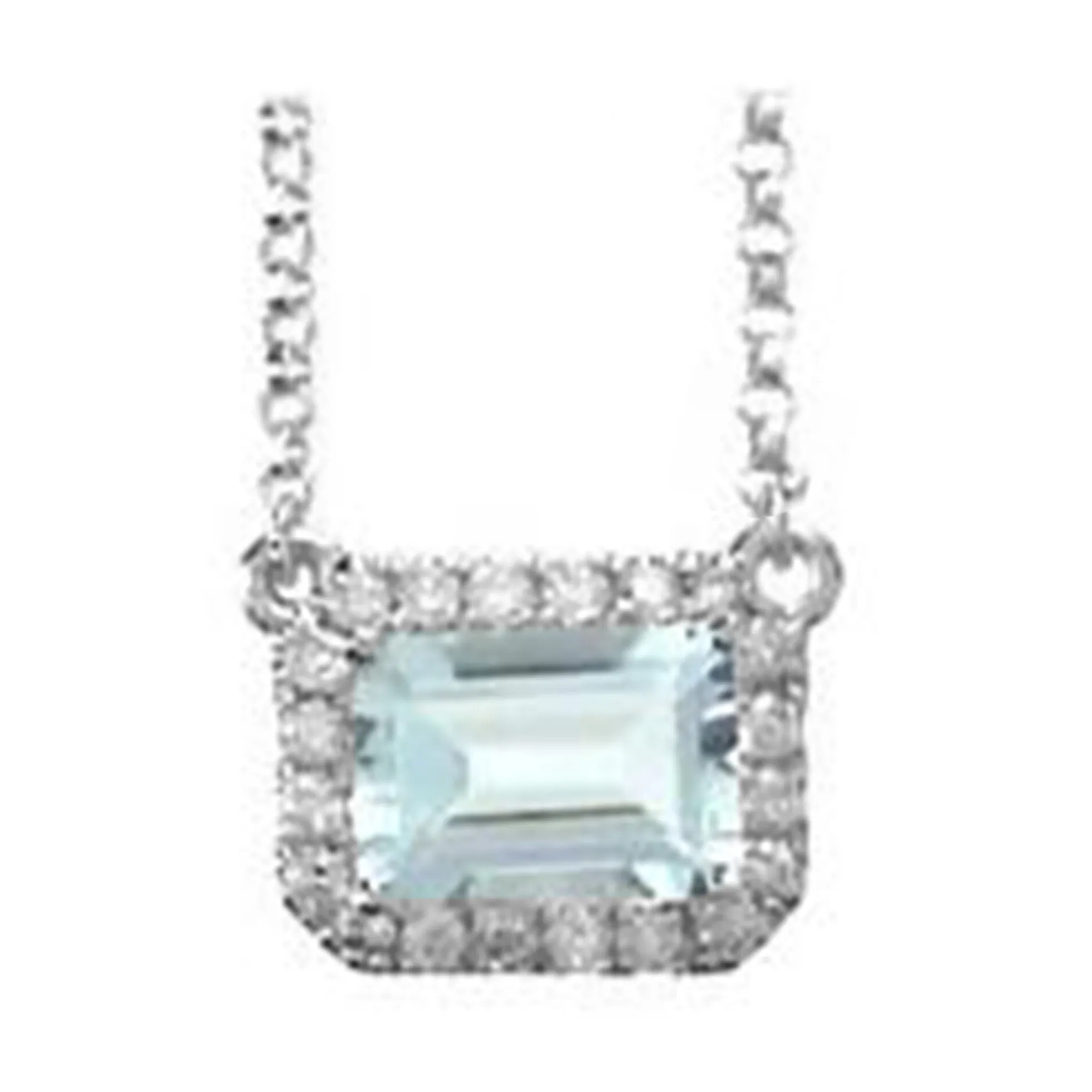 AAA-Brasilianischer Aquamarin-Goldcollier