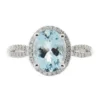 AAA-Brasilianischer Aquamarin-Goldring