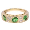 AAA-Kenianischer Tsavorit-Goldring
