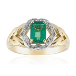 AAA-Sambia-Smaragd-Goldring