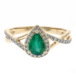 AAA-Sambia-Smaragd-Goldring