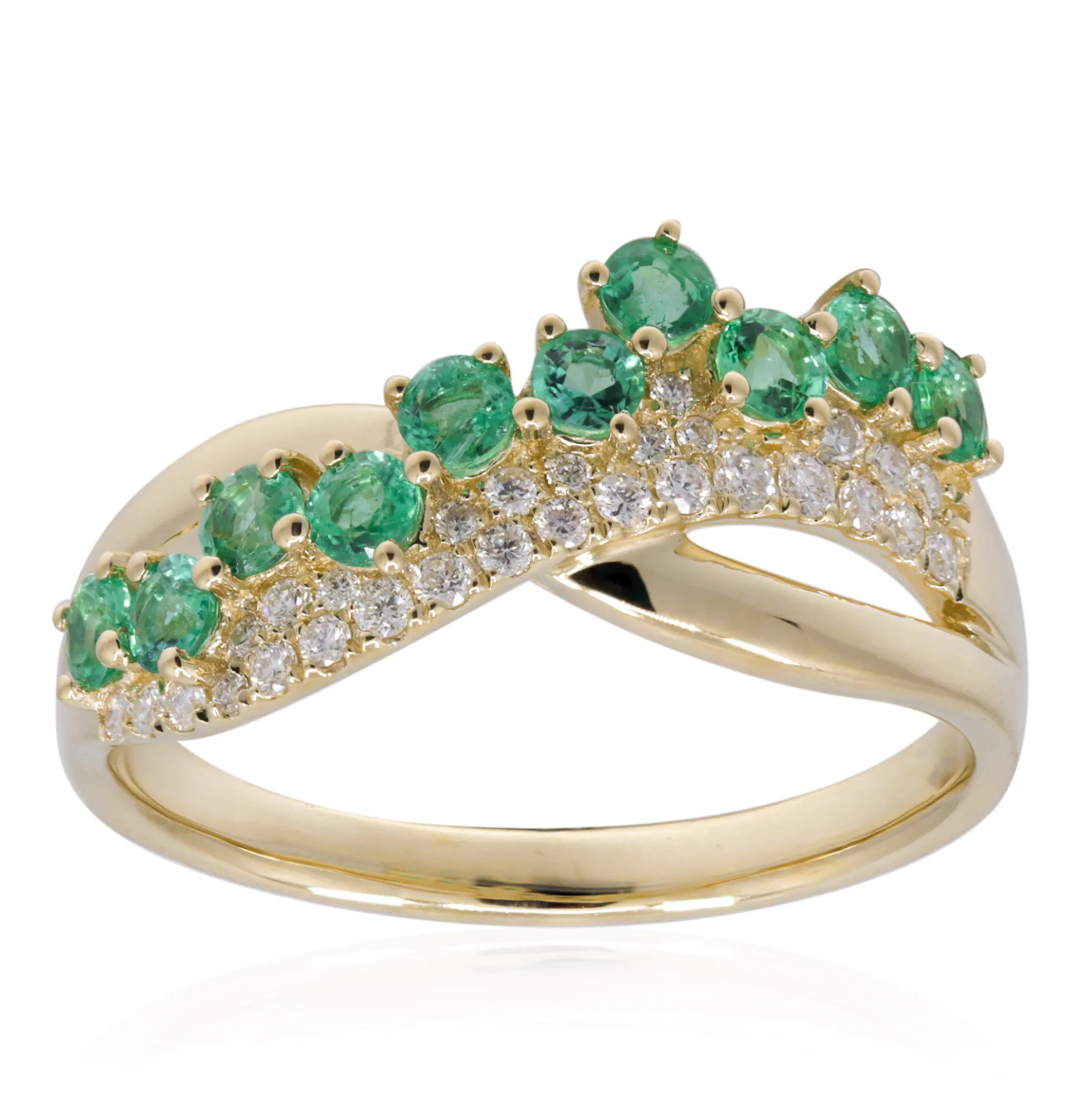 AAA-Sambia-Smaragd-Goldring