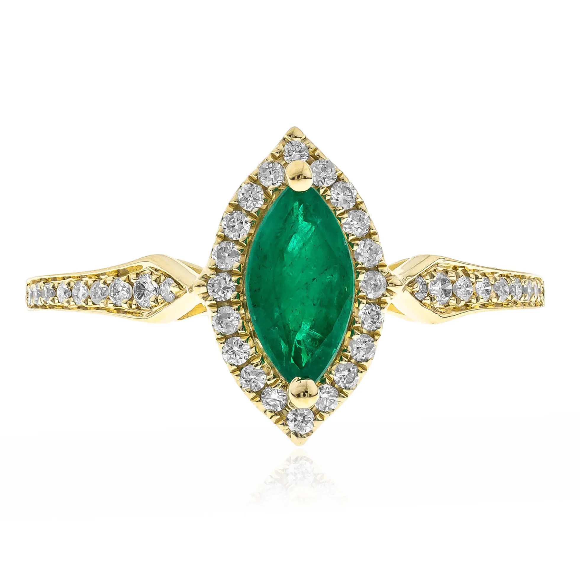 AAA-Sambia-Smaragd-Goldring