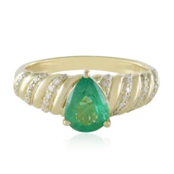AAA-Sambia-Smaragd-Goldring
