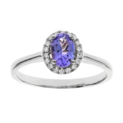 AAA-Tansanit-Goldring