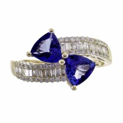 AAA-Tansanit-Goldring