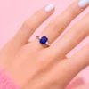 AAA-Tansanit-Goldring