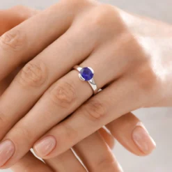 AAA-Tansanit-Goldring