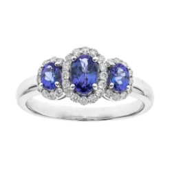 AAA-Tansanit-Goldring