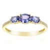 AAA-Tansanit-Goldring