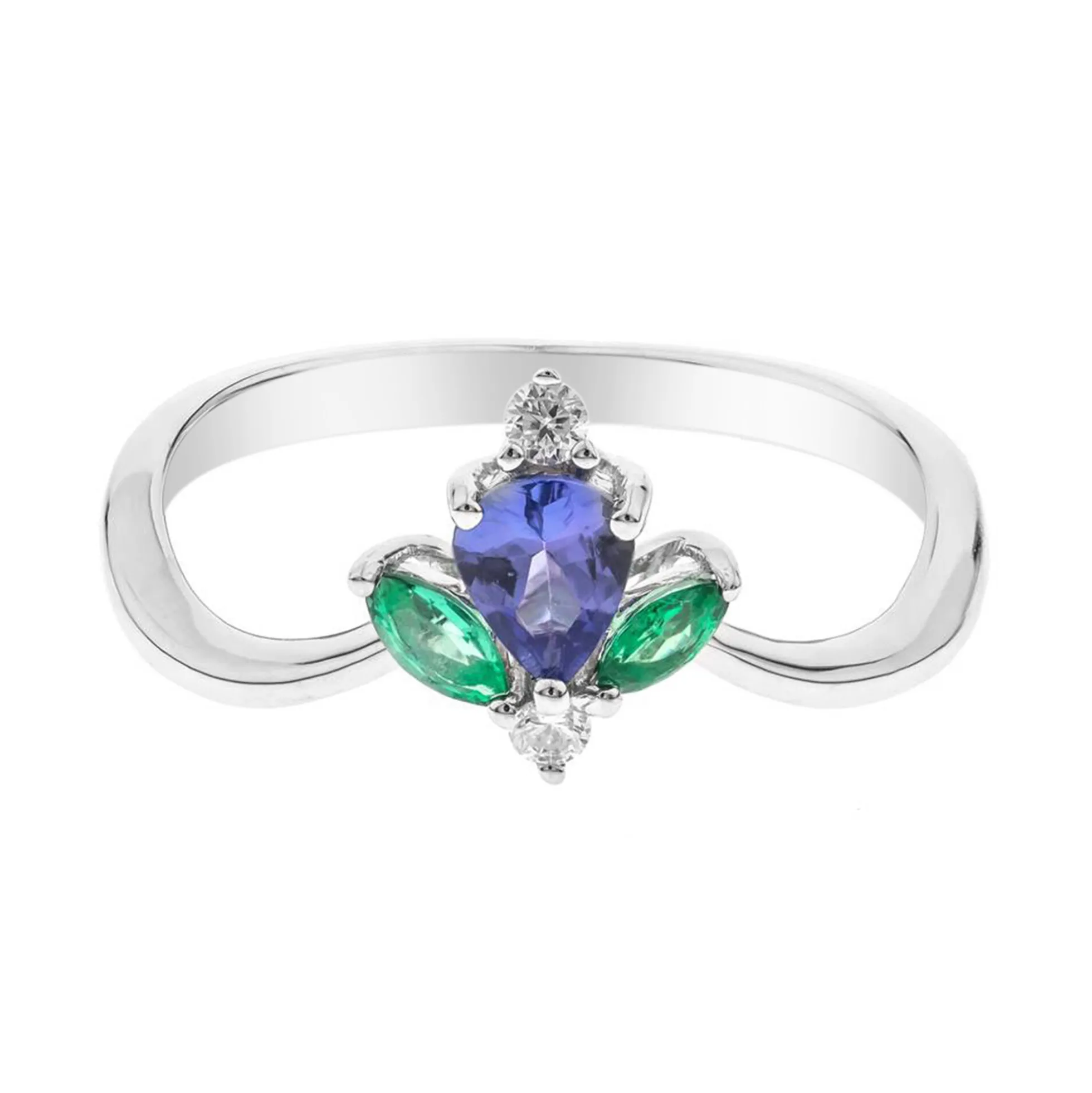 AAA-Tansanit-Goldring