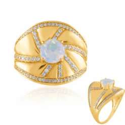AAA-Welo-Opal-Silberring