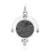 Aletai-Meteorit-Silberanhänger