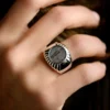 Aletai-Meteorit-Silberring