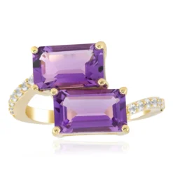 Amethyst-Goldring