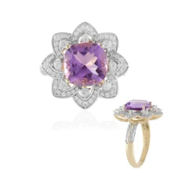 Amethyst-Goldring