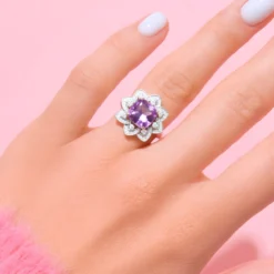 Amethyst-Goldring