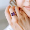 Amethyst-Goldring