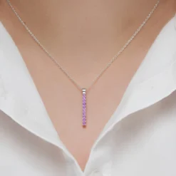 Amethyst-Silberanhänger