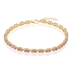 Amethyst-Silberarmband