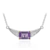 Amethyst-Silbercollier