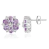 Amethyst-Silberohrringe