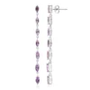 Amethyst-Silberohrringe