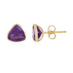 Amethyst-Silberohrringe