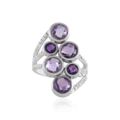 Amethyst-Silberring