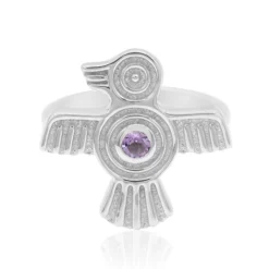 Amethyst-Silberring
