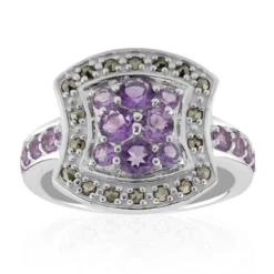 Amethyst-Silberring