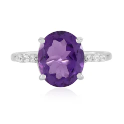 Amethyst-Silberring