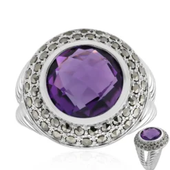 Amethyst-Silberring