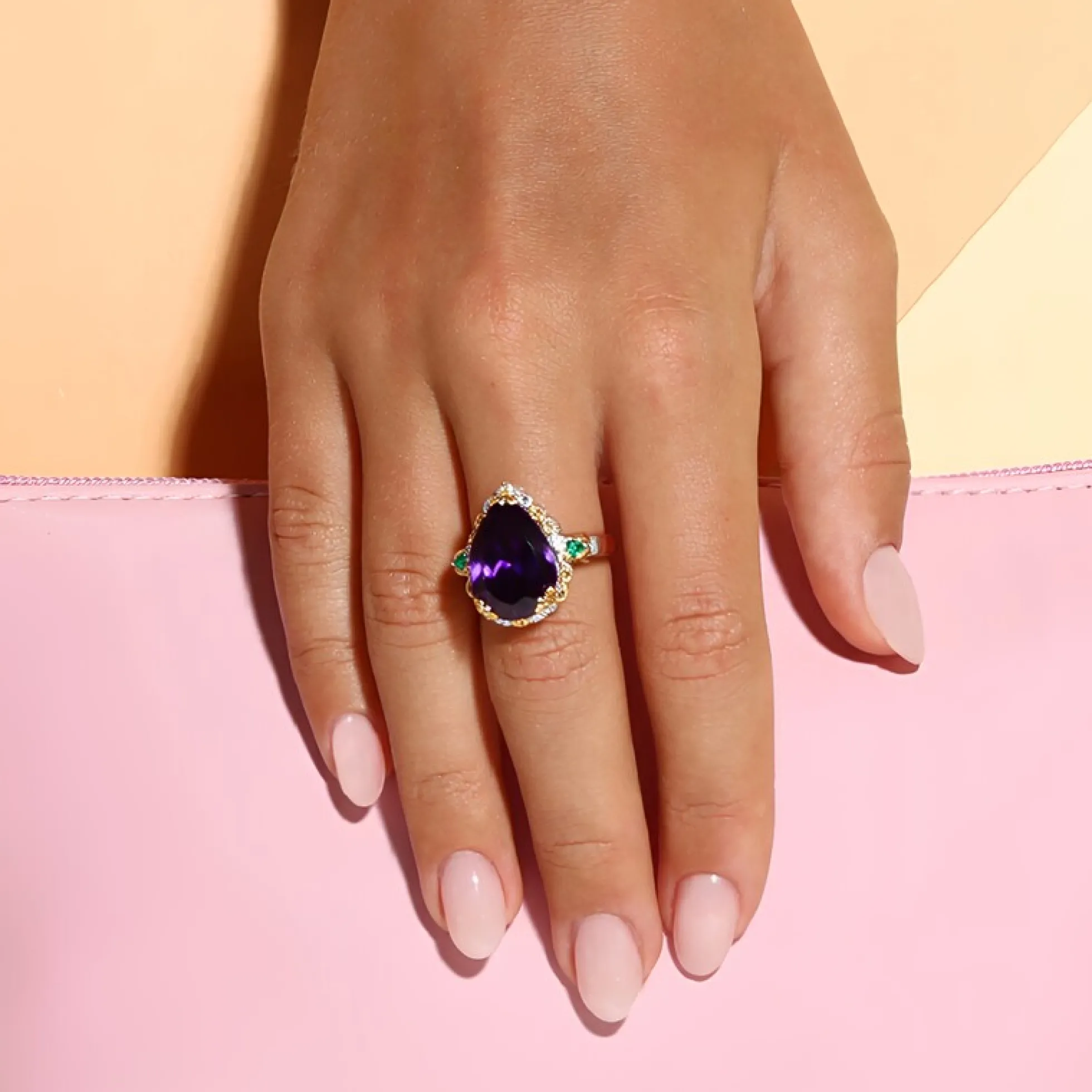 Amethyst-Silberring