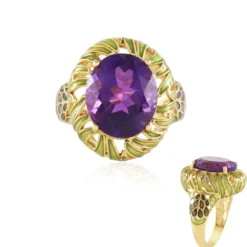 Amethyst-Silberring