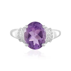 Amethyst-Silberring