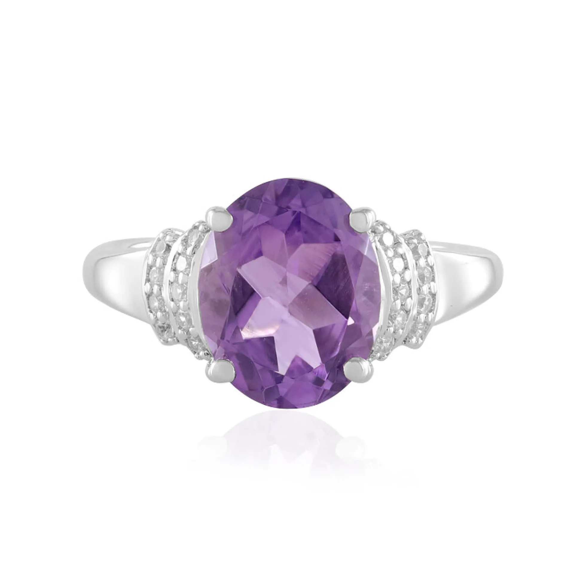 Amethyst-Silberring