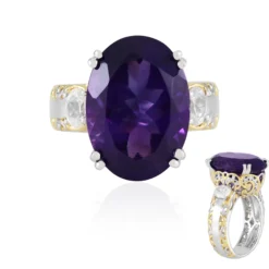 Amethyst-Silberring
