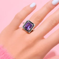 Amethyst-Silberring
