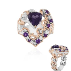 Amethyst-Silberring
