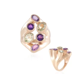 Amethyst-Silberring