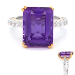 Amethyst-Silberring