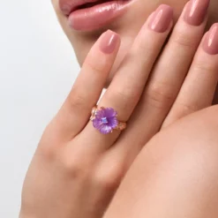 Amethyst-Silberring
