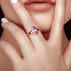 Amethyst-Silberring