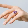 Amethyst-Silberring