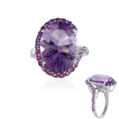 Amethyst-Silberring