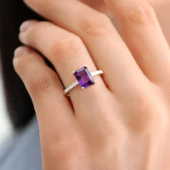 Amethyst-Silberring