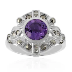 Amethyst-Silberring