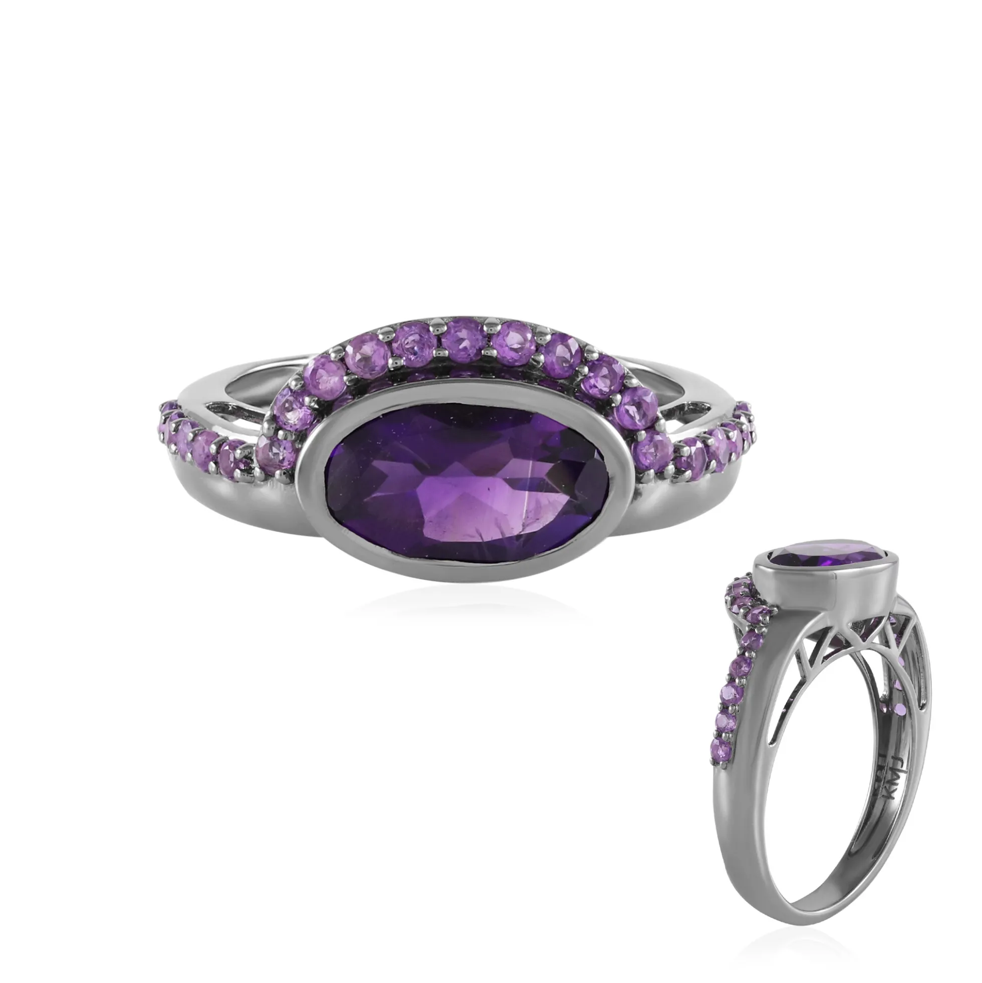 Amethyst-Silberring